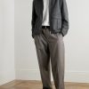 Wool-Herringbone Blouson Jacket - OU