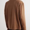 Double-Breasted Camel Hair Blazer - BK