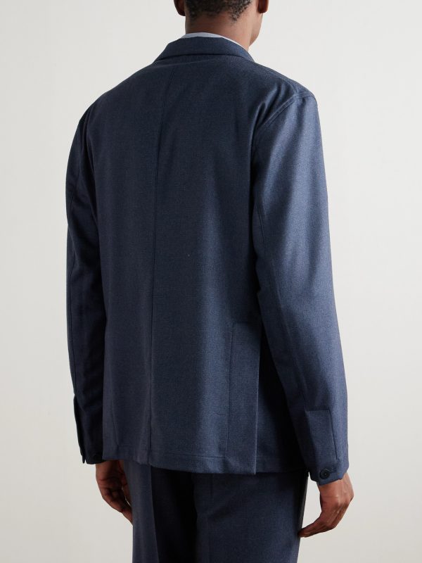 Wool-Flannel Suit Jacket - BK