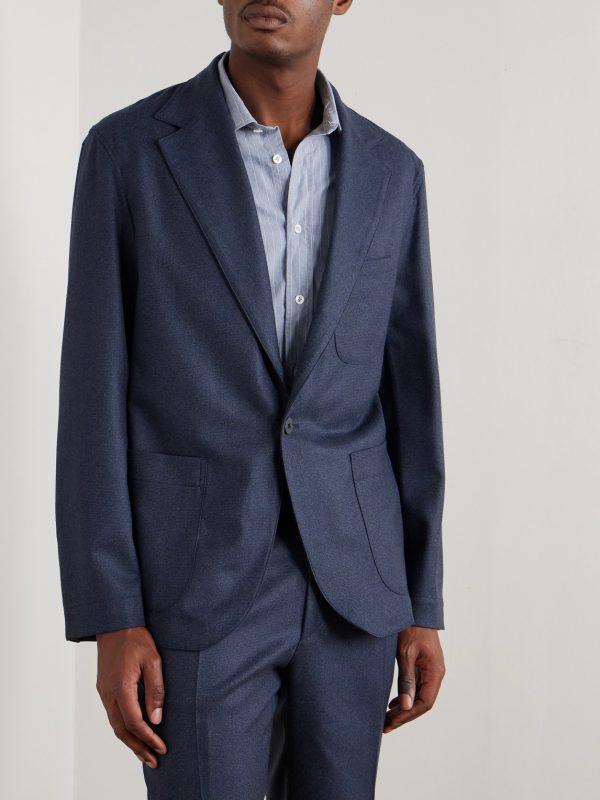 Wool-Flannel Suit Jacket - FR