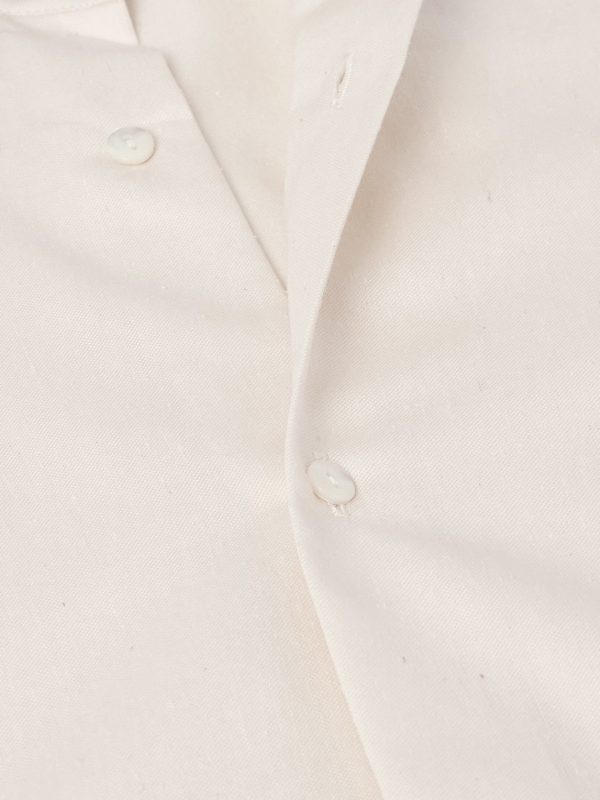 Cotton and Silk-Blend Shirt - CU Cotton and Silk-Blend Shirt - CU