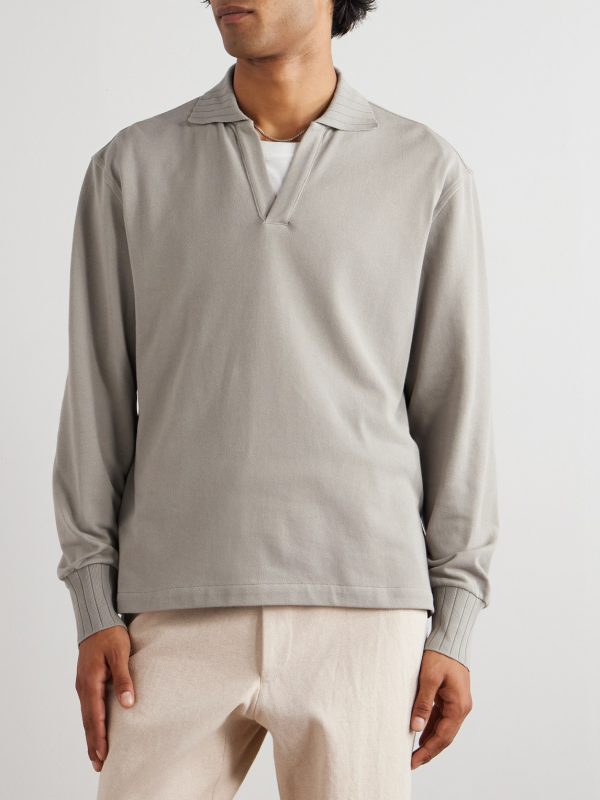 Cotton-Piqué Polo Shirt - FR Cotton-Piqué Polo Shirt - FR
