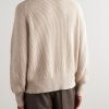 Ribbed Cashmere Cardigan - BK