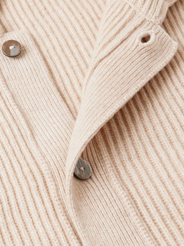 Ribbed Cashmere Cardigan - CU