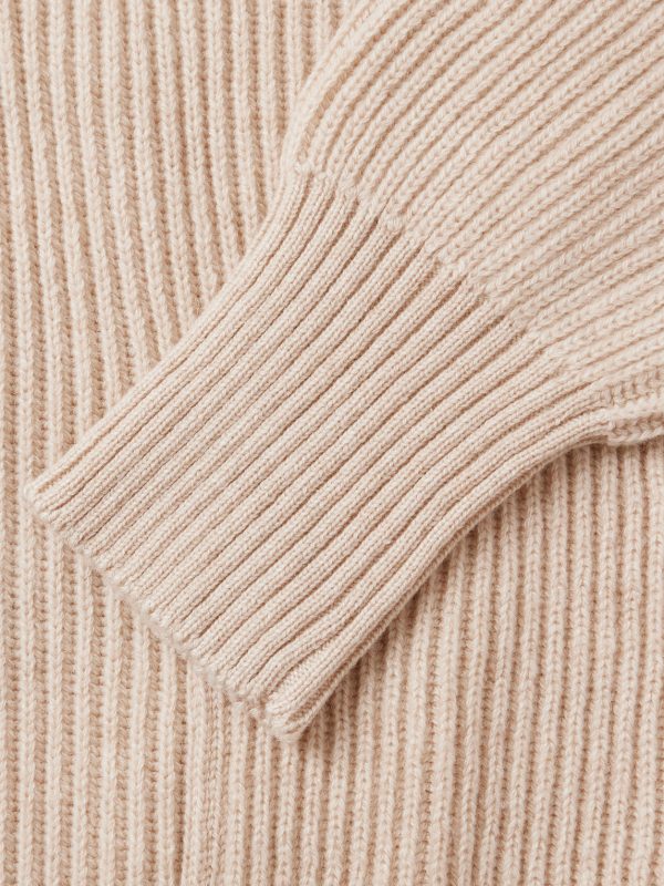 Ribbed Cashmere Cardigan - E1