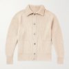 Ribbed Cashmere Cardigan