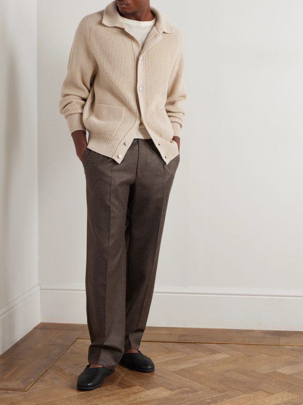Ribbed Cashmere Cardigan - OU