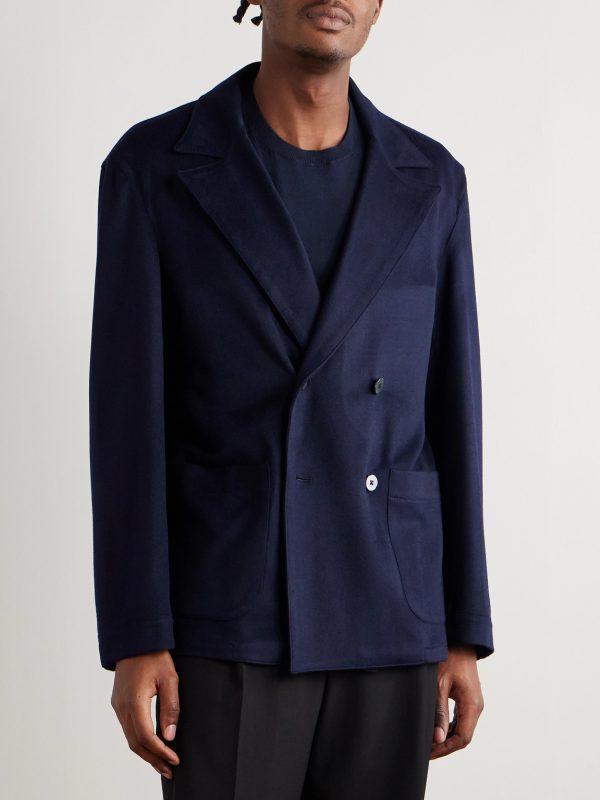 Double-Breasted Cashmere Jacket - FR Double-Breasted Cashmere Jacket - FR