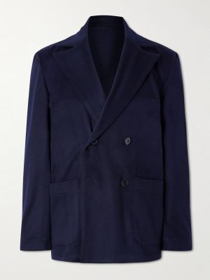 Double-Breasted Cashmere Jacket