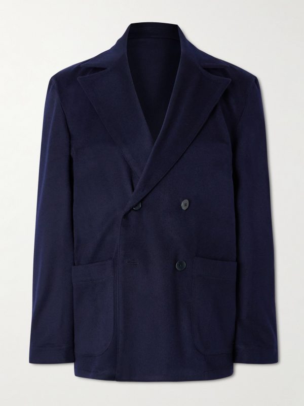 Double-Breasted Cashmere Jacket Double-Breasted Cashmere Jacket