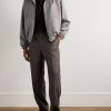 Straight-Leg Pleated Wool and Cashmere-Blend Trousers - OU Straight-Leg Pleated Wool and Cashmere-Blend Trousers - OU