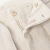 Straight-Leg Belted Cotton-Twill Trousers - E1 Straight-Leg Belted Cotton-Twill Trousers - E1