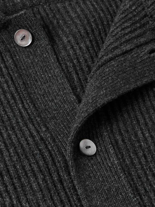 Ribbed Cashmere Cardigan - CU