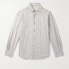 Striped Cotton and Silk-Blend Dupioni Shirt Striped Cotton and Silk-Blend Dupioni Shirt