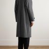 Asymmetric Wool Coat - BK