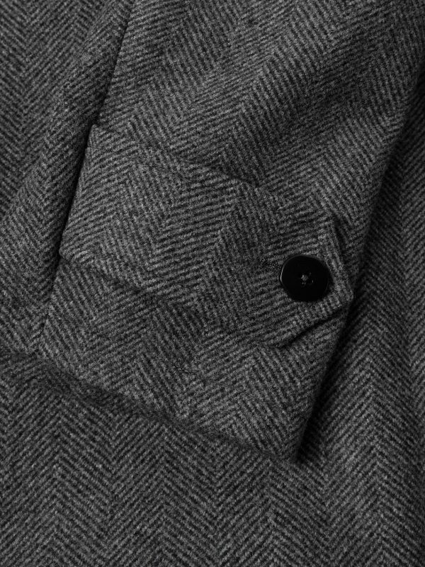 Asymmetric Wool Coat - E1
