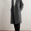 Asymmetric Wool Coat - FR
