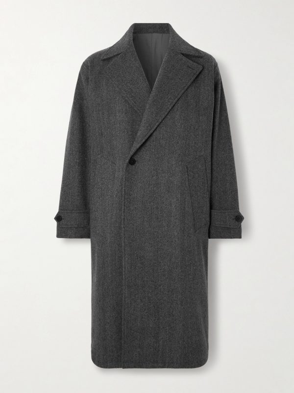 Asymmetric Wool Coat