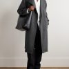 Asymmetric Wool Coat - OU
