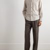 Cotton and Silk-Blend Dupioni Shirt - OU Cotton and Silk-Blend Dupioni Shirt - OU