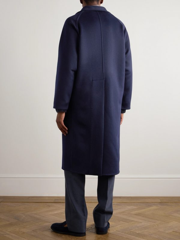 Brushed-Cashmere Trench Coat - BK Brushed-Cashmere Trench Coat - BK