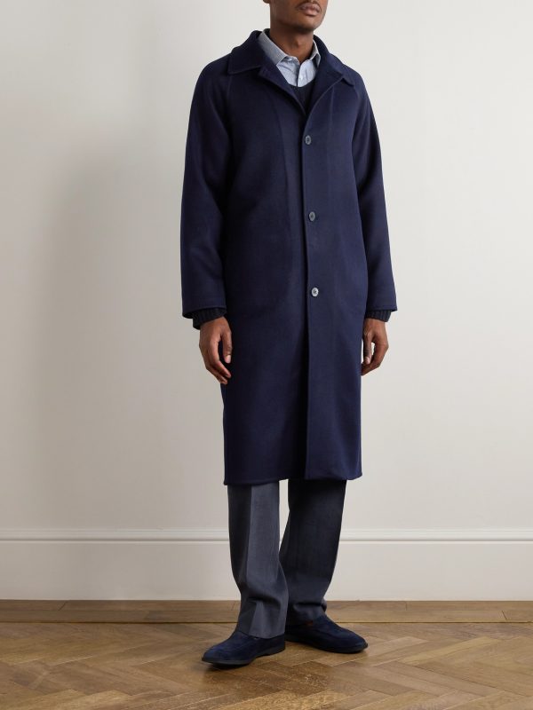 Brushed-Cashmere Trench Coat - FR Brushed-Cashmere Trench Coat - FR