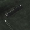 Full-Grain Leather-Trimmed Suede Chore Jacket - E2 Full-Grain Leather-Trimmed Suede Chore Jacket - E2