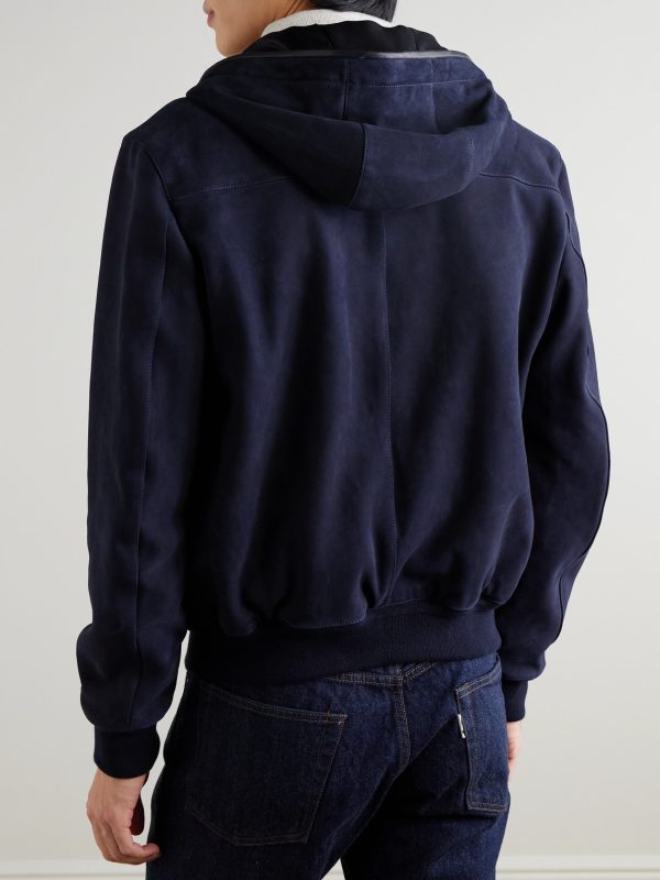 Suede Hoodie - BK