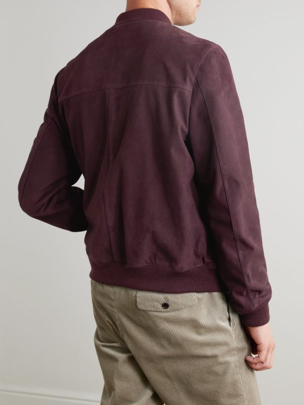 Suede Bomber Jacket - BK