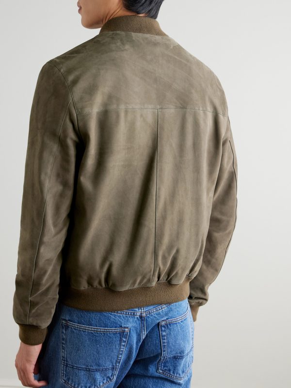 Suede Bomber Jacket - BK
