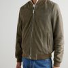 Suede Bomber Jacket - FR
