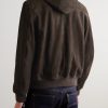 Suede Hoodie - BK Suede Hoodie - BK