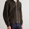 Suede Hoodie - FR Suede Hoodie - FR