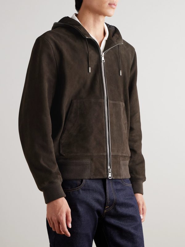 Suede Hoodie - FR Suede Hoodie - FR