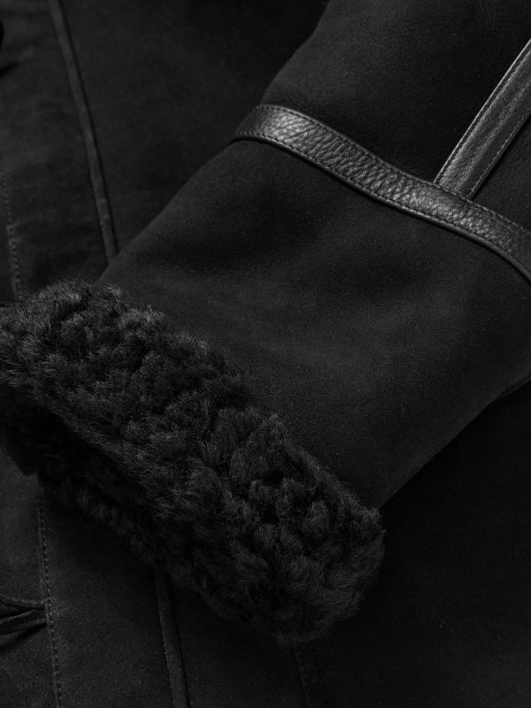 Oversized Shearling Duffle Coat - E1 Oversized Shearling Duffle Coat - E1