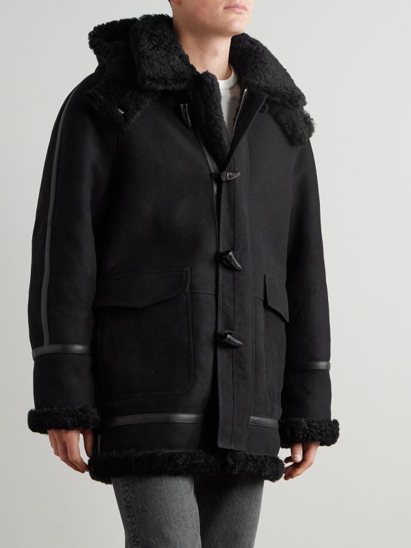 Oversized Shearling Duffle Coat - FR Oversized Shearling Duffle Coat - FR