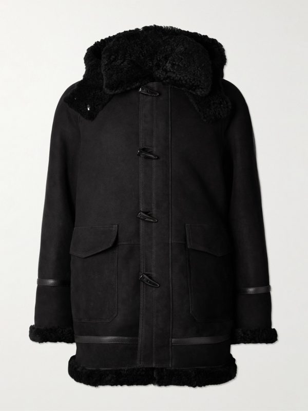 Oversized Shearling Duffle Coat Oversized Shearling Duffle Coat