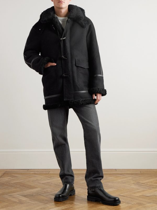 Oversized Shearling Duffle Coat - OU Oversized Shearling Duffle Coat - OU
