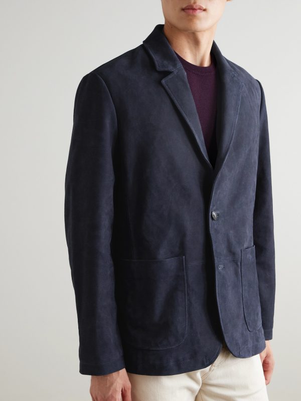 Suede Suit Jacket - FR Suede Suit Jacket - FR