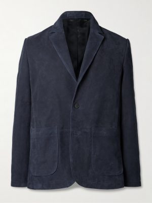 Suede Suit Jacket