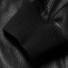Full-Grain Leather Bomber Jacket - E1 Full-Grain Leather Bomber Jacket - E1