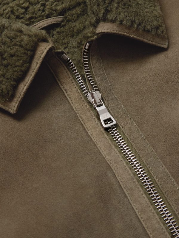 Shearling Bomber Jacket - CU Shearling Bomber Jacket - CU