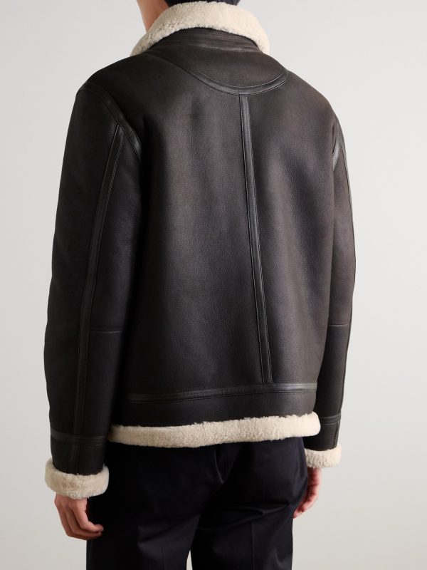 Shearling Bomber Jacket - BK Shearling Bomber Jacket - BK