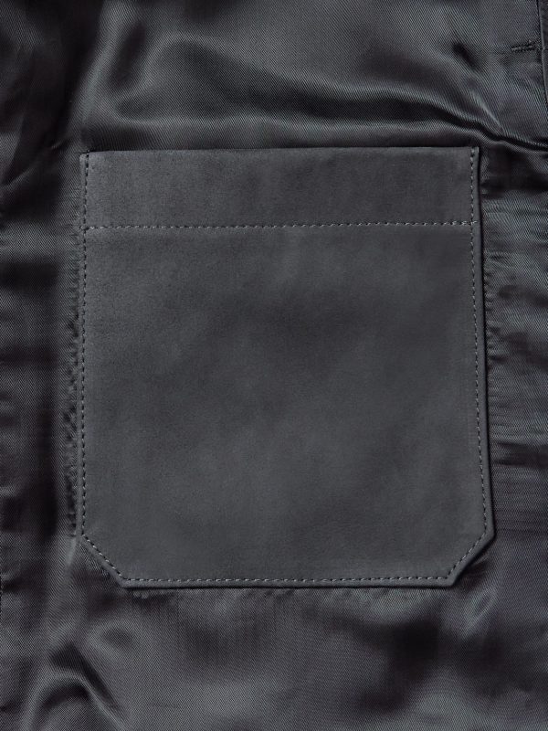 Shearling-Trimmed Suede Trucker Jacket - E1 Shearling-Trimmed Suede Trucker Jacket - E1