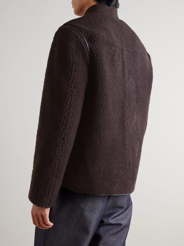 Reversible Shearling Jacket - BK Reversible Shearling Jacket - BK