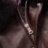 Shearling-Trimmed Full-Grain Leather Blouson Jacket - CU Shearling-Trimmed Full-Grain Leather Blouson Jacket - CU