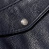 Shearling-Trimmed Full-Grain Leather Blouson Jacket - E1 Shearling-Trimmed Full-Grain Leather Blouson Jacket - E1