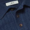 Textured Wool and Camel-Blend Polo Shirt - CU Textured Wool and Camel-Blend Polo Shirt - CU