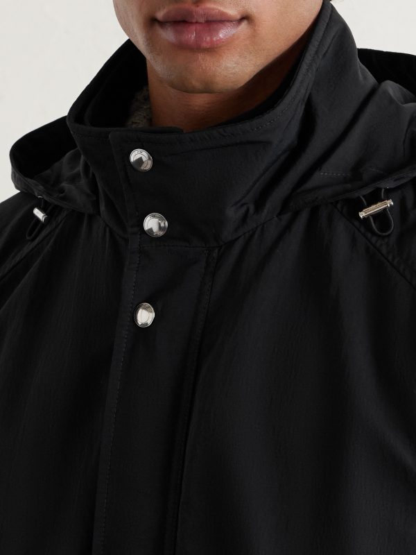 Recycled-Shell Hooded Jacket - E1