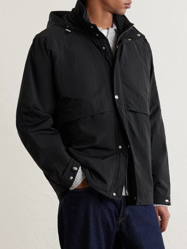 Recycled-Shell Hooded Jacket - FR